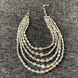 Crystal statement necklace